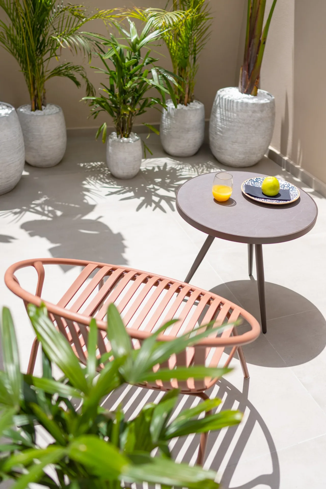 A quiet terrace at Hippocampus